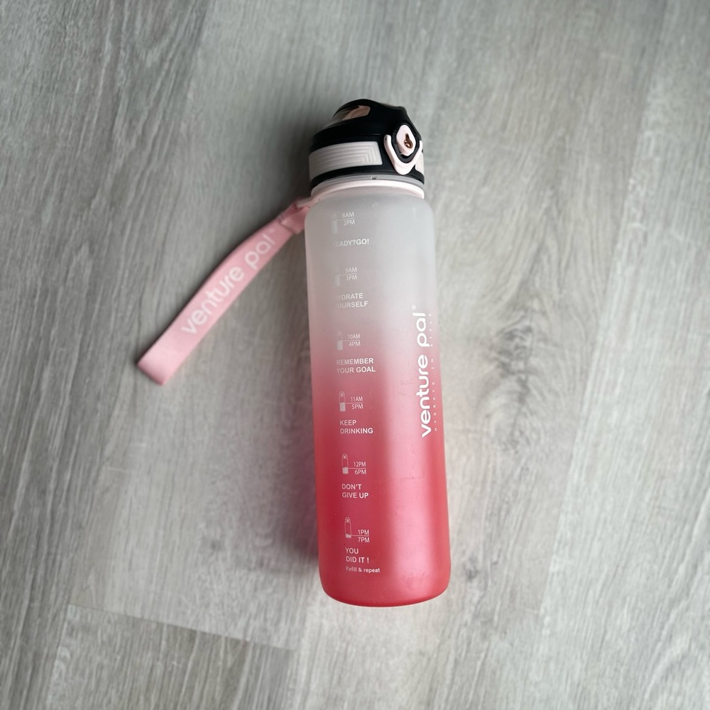 Pink Gradient Water Bottle